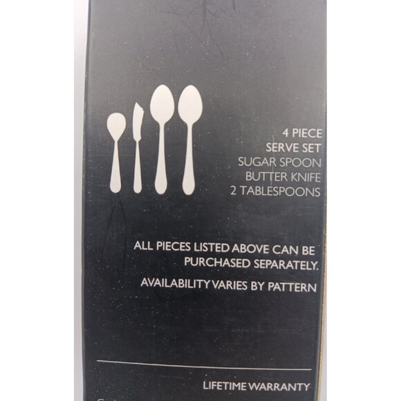 New! Gorham Pacifico 18/10 Stainless Steel Flatware Serving Set (4 PC) - Picture 7 of 7